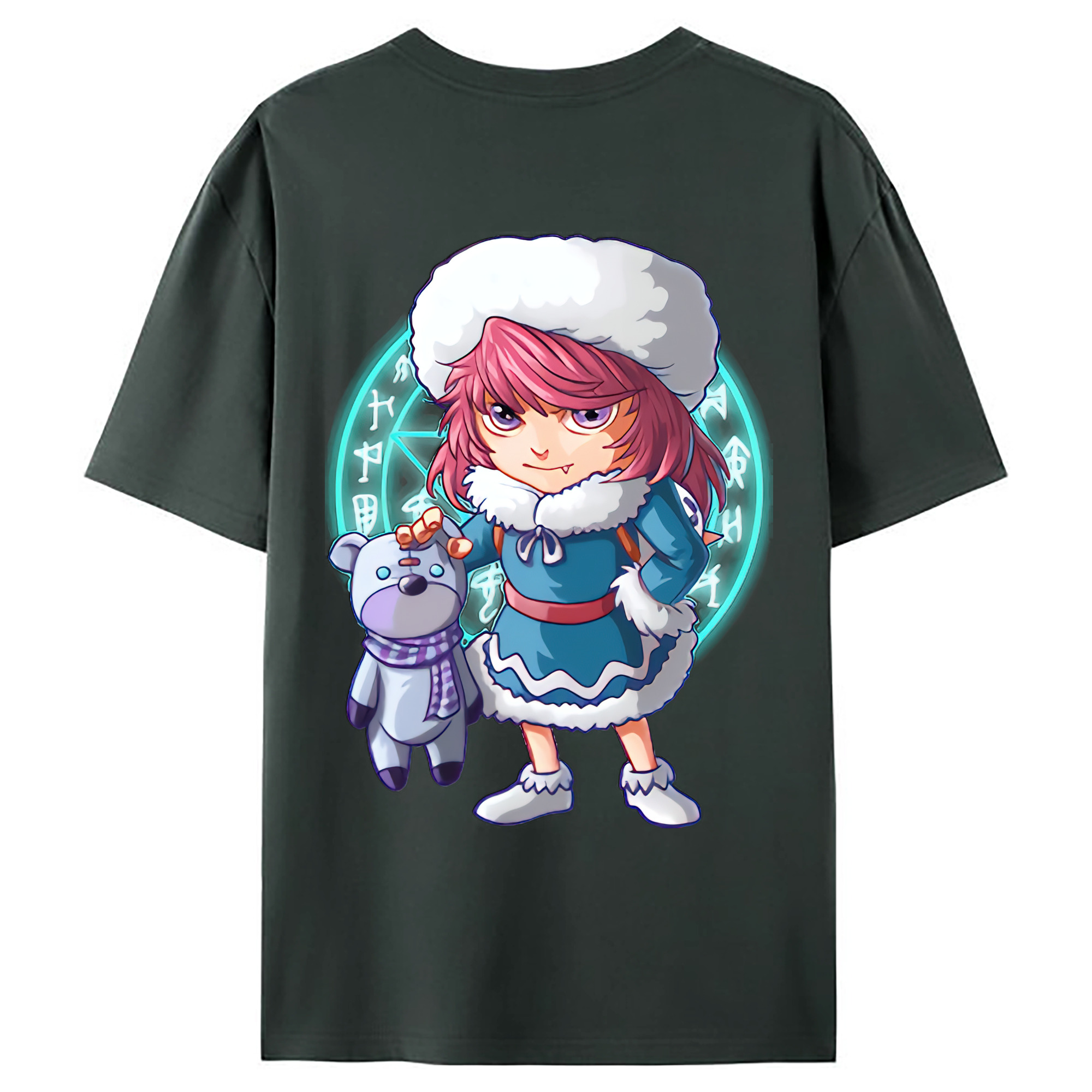 （画像用） リーグ・オブ・レジェンド League of Legends LOL 綿100％ メンズ半袖Tシャツ（バックプリント） 通気性